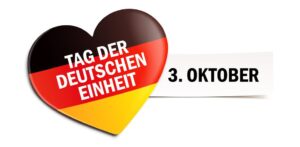 Nedax - 3 oktober "Tag der Deutschen Einheit" nationale feestdag.